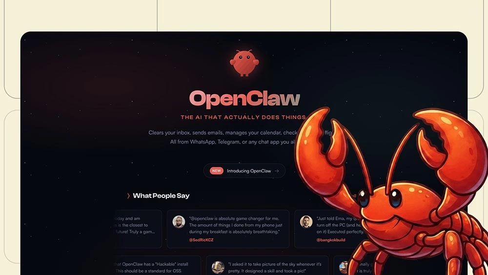 OpenClaw 小龙虾AI 中文版对话工作台界面
